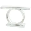 Glam Glass Console Table Silver - Olivia & May -Lush Living Store GUEST b5c61999 497b 4886 8a2d 48828611bb7b