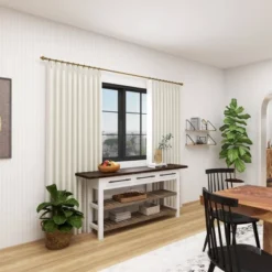 Farmhouse Wood Rectangle Console Table White - Olivia & May -Lush Living Store GUEST b5ed1b5d 5de9 420b 8e7b de3e8a715158