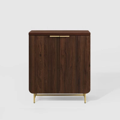 Modern 2 Door Reeded Accent Cabinet - Saracina Home 13 Modern 2 Door Reeded Accent Cabinet - Saracina Home - Image 11