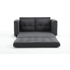 Convertible Folding Futon Sofa Bed, Dark Gray - ModernLuxe -Lush Living Store GUEST b69ab85d 9c40 4d94 9a32 812a6ab2bec8