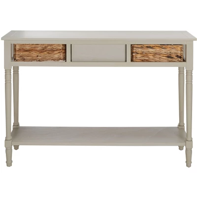 Christa Console Table With Storage - Vintage Grey - Safavieh 6 Christa Console Table With Storage - Vintage Grey - Safavieh - Image 4