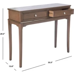 Opal 2 Drawer Console Table - Safavieh -Lush Living Store GUEST b6b1ff56 cc92 4709 8ec3 b021e35e0d62