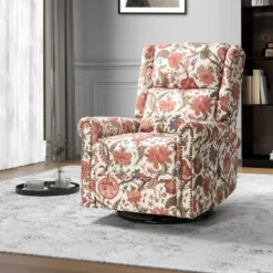Franciscus Manual Swivel Transitional Glider Recliner With Nailhead Trims And Swivel Base | KARAT HOME 21 Franciscus Manual Swivel Transitional Glider Recliner With Nailhead Trims And Swivel Base | KARAT HOME -Lush Living Store GUEST b6e0716e 7954 4a2b a1e8 b7fb1f73e3ae