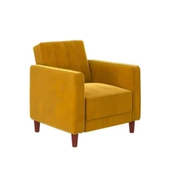Isabella Tufted Accent Chair Mustard Yellow Velvet - Room & Joy -Lush Living Store GUEST b6f73be8 8872 498d ac16 2e3b15f9ac06