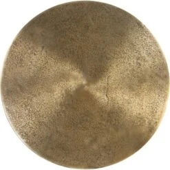 Allegro Side Table Aluminum Antique Brass - ZM Home -Lush Living Store GUEST b71036c4 eab1 4cb8 8c17 2f88b6729b85