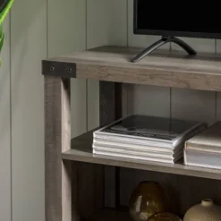 2 Door Farmhouse Highboy TV Stand For TVs Up To 65" Gray Wash - Saracina Home 26 2 Door Farmhouse Highboy TV Stand For TVs Up To 65" Gray Wash - Saracina Home -Lush Living Store GUEST b757a933 2ff5 4f3e a382 b133f73d53d6