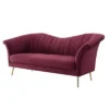 80" Callista Sofa Red Velvet - Acme Furniture