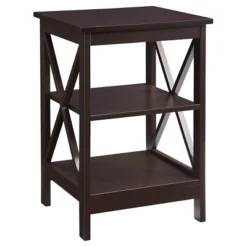 Oxford End Table With Shelves - Breighton Home -Lush Living Store GUEST b7e9916e ee43 4697 ae65 f308a8562b71