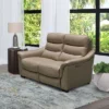 Seymour Top Grain Leather Power Reclining Loveseat Beige - Abbyson Living -Lush Living Store GUEST b7f08975 0a02 411a a2c8 a7a125a76bd0