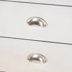 Serge Metal 2 Drawer Accent Storage Chest Silver - Baxton Studio -Lush Living Store GUEST b7f985e3 23bb 456f b2f6 b399a77ab60f