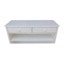 Cottage Collection Hand Rubbed Console Table With Storage Beach White - International Concepts 19 Cottage Collection Hand Rubbed Console Table With Storage Beach White - International Concepts -Lush Living Store GUEST b807f658 b0ca 43e6 b032 70c516643278