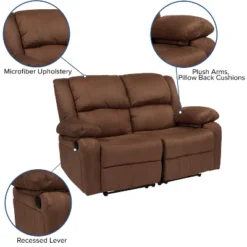 Flash Furniture Harmony Series Loveseat With Two Built-In Recliners 20 Flash Furniture Harmony Series Loveseat With Two Built-In Recliners -Lush Living Store GUEST b88651d9 39d8 4988 95f0 78e0ea568dbc
