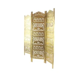 Traditional 4 Panel Fine Carved Room Divider Screen Gold - Olivia & May -Lush Living Store GUEST b8b83072 2d85 437c b940 d63ba3150698