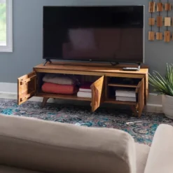 Haltom Console Brown - Powell Company -Lush Living Store GUEST b8ce8149 2043 4bcb bf7d 4252383d73da