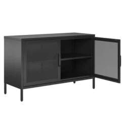 RealRooms Shadwick 2 Door Storage Cabinet-Mesh Metal Locker -Lush Living Store GUEST b8d6d6d0 e3cd 4a13 8cc5 6ce10239a63f