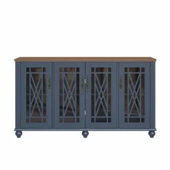63" Vintage Storage Sideboard Buffet Accent Cabinet - Festivo -Lush Living Store GUEST b8ef0279 7bbb 4596 8241 76cf759cd8b5