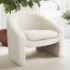 Kiki 32" Wide Contemporary Design Faux Shearling Boasting Streamlined Silhouette Armrest Accent Barrel Chair-The Pop Maison 1 Kiki 32" Wide Contemporary Design Faux Shearling Boasting Streamlined Silhouette Armrest Accent Barrel Chair-The Pop Maison -Lush Living Store GUEST b90b5d30 f527 47b7 a96f 2a503fd2f9c7