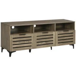 HOMCOM TV Cabinet Stand For TVs Up To 65", Entertainment Center With Drawer, Doors, And Storage Shelves For Living Room, Bedroom -Lush Living Store GUEST b9162372 5578 4790 a09c 8126d3ead17b