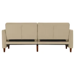 Isabella Tufted Transitional Futon - Room & Joy -Lush Living Store GUEST b9505644 0705 4d9f 8678 f5865ab10cfb