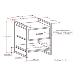 20" Lawson Wood End Table Natural - WyndenHall -Lush Living Store GUEST b9939f1b eba5 49a0 b1d7 60cb70690548