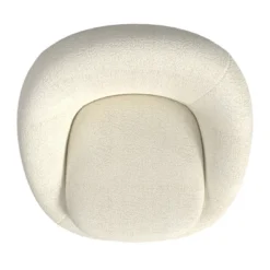 Round Swivel Chair White Sherpa - HomePop -Lush Living Store GUEST b9988060 57ed 4195 ba53 9b5547e4b556