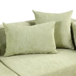 80.5" Modern Upholstered Sofa With Golden Metal Legs And 4 Pillows-ModernLuxe -Lush Living Store GUEST b99afd5b 243e 44a8 9ccd 6f09edfb513a