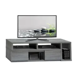 Adjustable TV Stand For TVs Up To 65" Console Gray - Techni Mobili -Lush Living Store GUEST b9e1b783 ee39 41bf 8a74 e0cc6101cdc1