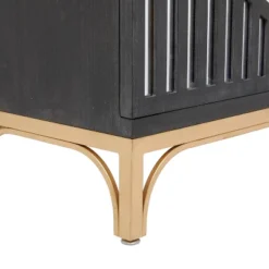 Art Deco Contemporary Mirrored Wood Cabinet Black - Olivia & May 26 Art Deco Contemporary Mirrored Wood Cabinet Black - Olivia & May -Lush Living Store GUEST b9f6441b 42b7 4bb5 9446 ba500e799577