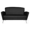 Loveseat With Chrome Legs Dillon Bonded Leather - OSP Home Furnishings
