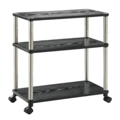 Designs2Go 3 Tier Office Caddy With Wheels - Breighton Home -Lush Living Store GUEST ba612771 2ca6 4d47 9321 bce7857b13f1