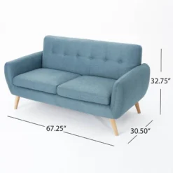 Josephine Mid-Century Modern Petite Sofa - Christopher Knight Home -Lush Living Store GUEST ba9b812f a22d 4816 bb53 1387ec468b2b
