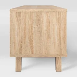 Fort Worth TV Stand For TVs Up To 68" White/Brown Wood Grain - CorLiving -Lush Living Store GUEST bb092021 dce0 4856 a2a5 b90d53b1d0dd