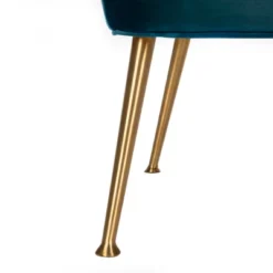 Aimee Velvet Arm Chair - Navy - Safavieh -Lush Living Store GUEST bb9fbe29 5b63 477a afaa 7335a7c686a5