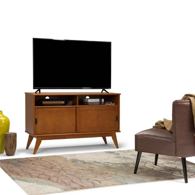 Tall Tierney Solid Hardwood Mid Century TV Stand For TVs Up To 60" Dark Brown - WyndenHall 3 Tall Tierney Solid Hardwood Mid Century TV Stand For TVs Up To 60" Dark Brown - WyndenHall