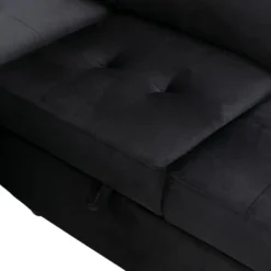 L-Shape Sleeper Sectional Sofa, Sofa Bed With Storage Ottoman & USB Charge-ModernLuxe -Lush Living Store GUEST bbcf2d4d 8748 49b5 958d da2cf65cae39