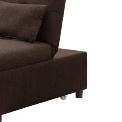 28" Hidalgo Sofa Brown Fabric - Acme Furniture -Lush Living Store GUEST bbf5e22f 42d6 499d 8fac e4e3ebd06bf5