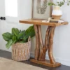 Contemporary Teak Wood Console Table Brown - Olivia & May -Lush Living Store GUEST bc1b9b5e e7b1 4556 918d 787f6794f737