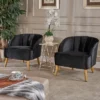 Set Of 2 Amaia Modern New Velvet Club Chair - Christopher Knight Home -Lush Living Store GUEST bc3e0272 e585 497c 8967 81007fa25fba