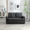 Convertible Folding Futon Sofa Bed, Dark Gray - ModernLuxe 1 Convertible Folding Futon Sofa Bed, Dark Gray - ModernLuxe -Lush Living Store GUEST bcdb5977 b4ce 47e8 8cc7 b82a3a45053e