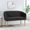 Brayer Modern Glam Tufted Velvet Loveseat - Christopher Knight Home -Lush Living Store GUEST bd23fb8d 8cca 4ed6 b747 7cc49ef01a72