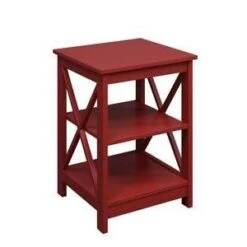 Oxford End Table With Shelves - Breighton Home -Lush Living Store GUEST bd512fb2 1975 4a0e 89c9 96203407787e
