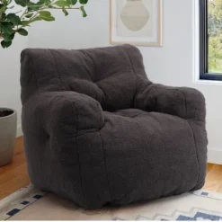 Panpan Bean Bag Chairs With Memory Foam,37" W Faux Fur Teddy Bean Bag Chair,Fluffy Lazy Sofa-The Pop Maison -Lush Living Store GUEST bd7b944d 542f 40c4 9998 df5319baf27a