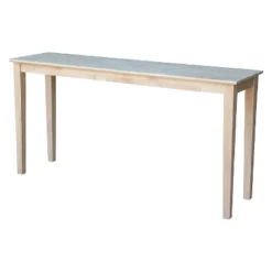 Shaker Table Unfinished - International Concepts -Lush Living Store GUEST bdc56530 c125 4ab2 9e90 dbe56bffa919