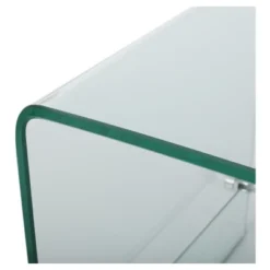 Ramona Console With Shelf TV Stand For TVs Up To 44" Clear - Christopher Knight Home -Lush Living Store GUEST be9a6c18 ee65 44cf 8b00 273919cadff1