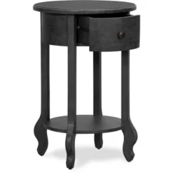 James Round Side Table Dark Gray - Finch -Lush Living Store GUEST bef085c3 1af3 4167 8836 61a7e2f6575b