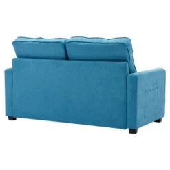 59.4" Upholstered Loveseat Sofa Couch, Pull-Out Sofa Bed With Side Pocket-ModernLuxe -Lush Living Store GUEST befb8bd4 fd41 4cb4 8a9f 2106cd374981