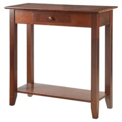 American Heritage Hall Table With Drawer Shelf - Breighton Home -Lush Living Store GUEST bf21e01a 7e42 448b bed2 11f5ac109fba
