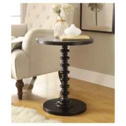 Acton Single Leg End Table - Acme
