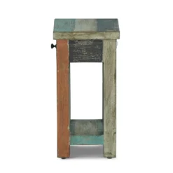 Meader Boho Handmade Distressed Mango Wood End Table - Christopher Knight Home -Lush Living Store GUEST c001323c a6cd 4e26 860c ced6416e5c52