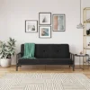 Full Anders Metal Arm Futon With 6" Microfiber Mattress - Room & Joy -Lush Living Store GUEST c02ef60a 3078 4484 a94c 1c388670644b